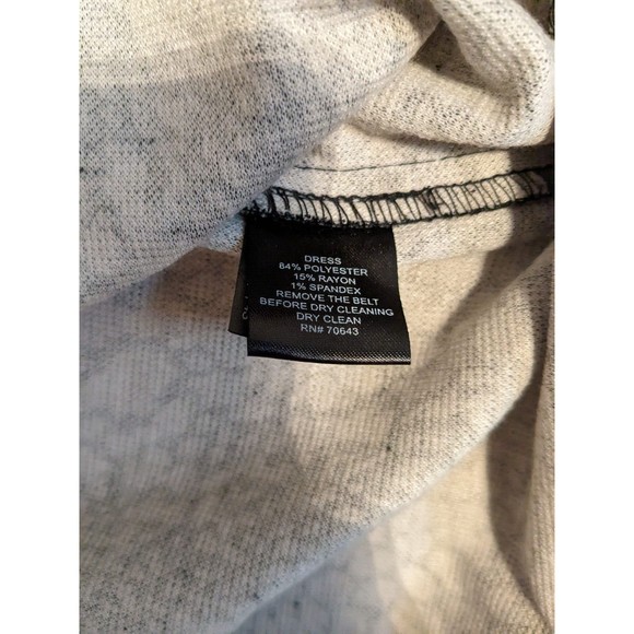 Women’s JH Jessica Howard Leopard Print Lose Sleeve Dress With Belt Size 10 - Picture 5 of 8